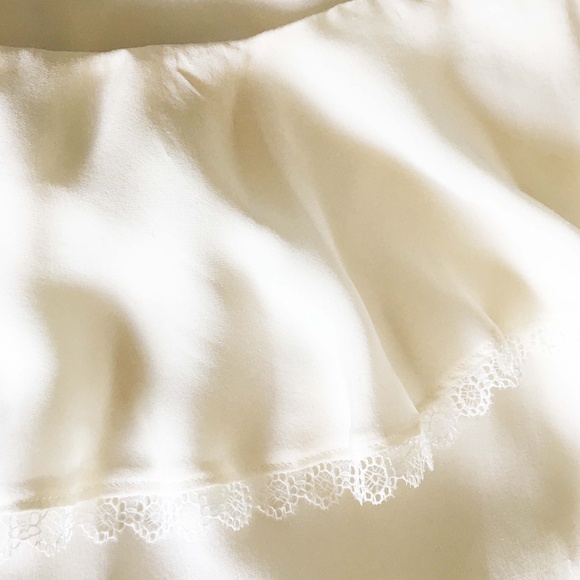 ALICE + OLIVIA "Monet" Ruffled Silk Halter Top NWT - Picture 7 of 16